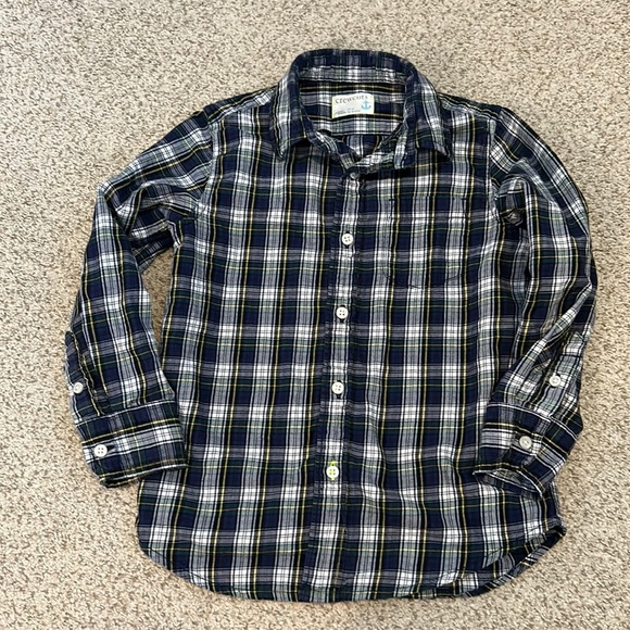 J. Crew Plaid Shirt, 4-5T (X-small) - Picture 2 of 7